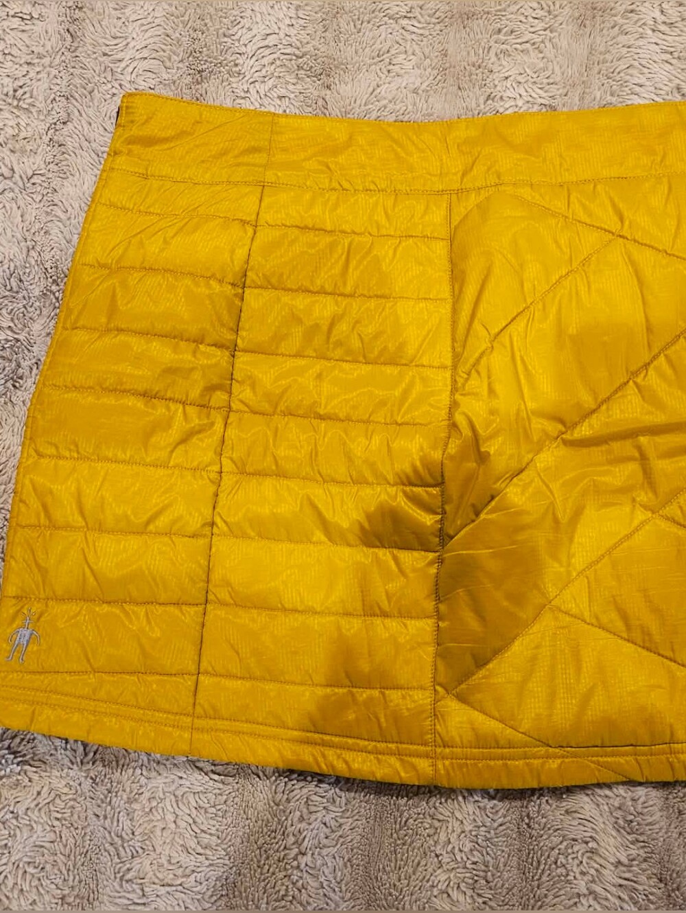 Smartwool Mustard Yellow Quilted Skirt
